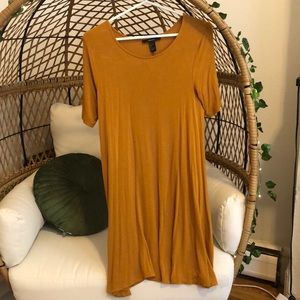 Small Gold Forever 21 Swing Dress